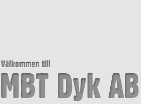 Välkommen till MBT Dyk AB